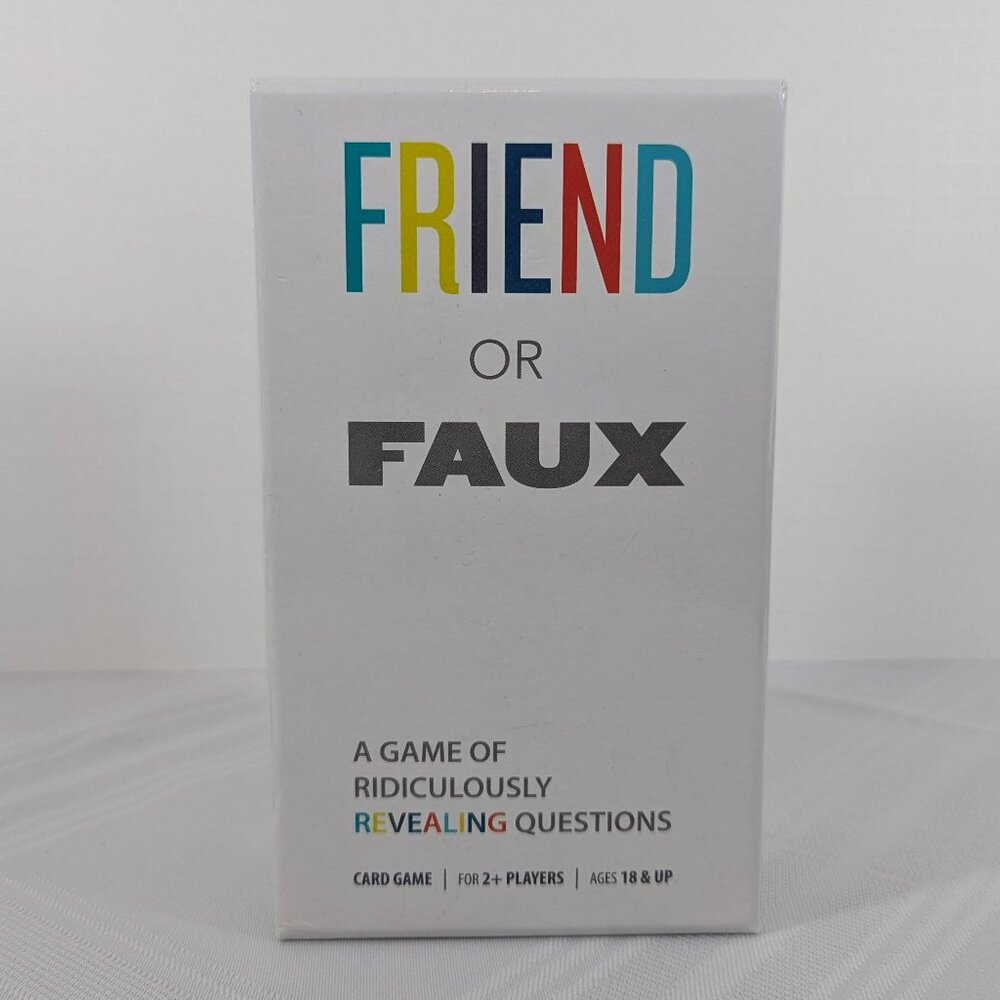 Friend or Faux adult party game